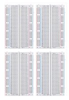 (4 Pcs) MCIGICM 400 Points Solderless Breadboard