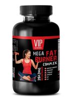 Fat Burner Supplements for Men - MEGA Fat Burner Complex 2645 Mg - Fat Loss - 1 Bottle (90 Capsules)