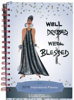 Shades of Color Well Dressed, Well Blessed 2019 Weekly Inspirational Planner (IP12)