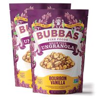 Bubba's Fine Foods Grain Free Granola Cereal | Bourbon Vanilla, 6oz (Pack of 2)