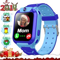 Kids Smart Watch GPS Tracker for Boys Girls with 1.44'' HD Touch Screen Two Way Call SOS Camera Math Game Voice Chat Wrist Watch iOS Android Students Learning Toys Christmas Holiday Birthday Gifts