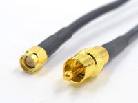 Fit TS590SG TS-590SG Amateur Radio and SDRplay RG58 SMA Male to RCA Male Pigtail Jumper RF coaxial Cable 50ohm (3feet)