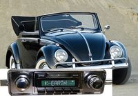 Custom Autosound Stereo Compatible with 1958-1967 Volkswagen Bug Beetle, USA-630 II High Power 300 watt AM FM Car Stereo/Radio with Auxiliary Input