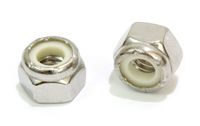 5/16"-18 Inch Lock Nut (100 Pack) Stainless Steel Finish Hex, 304 18-8 Stainless Steel with Nylon Insert, by Bolt Dropper