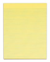 TOPS The Legal Pad Legal Pad, 8-1/2 x 11 Inches, Gum-Top, Canary, Narrow Rule, No Margins, 50 Sheets per Pad, 12 Pads per Pack (7528)