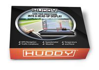 HUDDY Head-up Display GPS Navigation - Universal Car Dash Mount Cell Phone Holder Reflective Film, Vehicle HUD Smartphone Holder Mount for iPhone Android Phones (HUD Navigation)