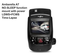 Gazer F150 Car Dash Cam Super HD 2304x1296 WDR 2.0" LCD Discreet Stealth Dashboard Camera Recorder G-Sensor 140 Degree Lens LDWS FCWS AV-Out Power Supply Mount No-Sleep