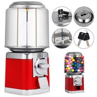 Mophorn Gumball Candy Vending Machine Durable Metal Body Removable Canisters Capsule Bouncy Ball Gumball Vending Dispenser Machine