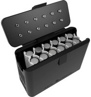 RadCad Battery Charger and Caddy for AA Rechargeable Batteries, Charges Batteries While in Caddy, Ideal for Photography, Production, and More, Charges 12 AA Batteries