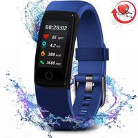 MorePro Fitness Tracker Waterproof Activity Tracker with Heart Rate Blood Pressure Monitor, Color Screen Smart Bracelet with Sleep Tracking Calorie Counter, Pedometer Watch for Kids Women Men
