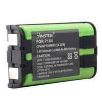 2-Pack Insten Home Cordless Phone Ni-MH Battery Compatible with Panasonic HHR-P104 Type 29 New