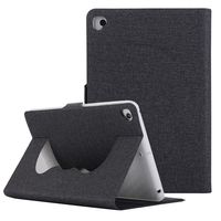 iPad Air 2 Folio Case,elecfan Soft TPU Bumper Smart Folio Stand Cover Slim Well Fit Case for 9.7 inch 9.7 inch iPad Pro/iPad Air 2 - Black