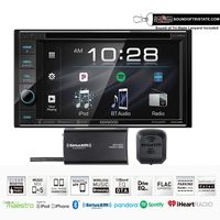 Kenwood Excelon DDX396 DVD Receiver w/SiriusXM Tuner with Sound of Tri-State Lanyard Bundle