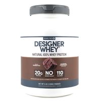 Designer Whey Protein Powder, Gourmet Chocolate, 4 Pound, Non GMO