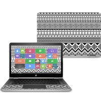 Mightyskins Skin Compatible with Hp Pavilion X360 14" (2017) - Black Aztec | Protective, Durable, and Unique Vinyl Decal Wrap Cover | Easy to Apply, Remove, and Change Styles | Made in The USA