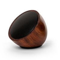 Coconut Bluetooth Speaker by Handstands, Rosewood - Made with Real Wood - Works with All Bluetooth Devices