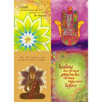 Tree-Free Greetings Calmness Within Support Card Assortment, 5 x 7 Inches, 8 Cards and Envelopes per Set (GA31544)