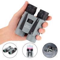 Binoculars for Adults Compact, UncleHu 12x25 Folding High Powered Binoculars with Weak Light Night Vision, Small Kids Binoculars for Bird Watching Hunting Hiking Concert Sports Travel (Gray)