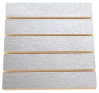 KC Store Fixtures A01116 Slatwall, Brushed Aluminum Lpl, 3" Oc x 4' x 8' (Pack of 5)