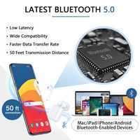 huihonghuayao Bluetooth 5.0 Wireless Earbuds 3D