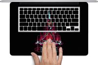 Iron Man Tron Crossover Art Full Keyboard Vinyl Decal Skin by MWCustoms for 13 inch MacBook