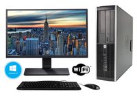HP Elite 8300 SFF Desktop - Intel Core i5 3470 3.2Ghz 8GB DDR3 RAM, 240GB SSD and Windows 10 Home - WiFi Ready - New 27 Inch Monitor (Renewed)