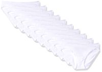 Amazon Essentials Women's Cotton Stretch Bikini Panty, White, Small