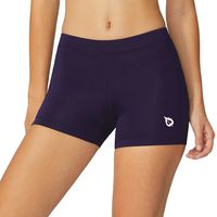 BALEAF Women's 3 Inches Active Fitness Compression Volleyball Shorts Workout Grape Purple Size S