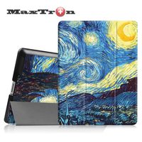 MaxTron Smart Slim Lightweight Case for iPad 2 Case, iPad 3 Case, iPad 4 Case, Ultra Slim Lightweight Smart Case with Trifold Stand Auto Sleep/Wake (Starry Night)
