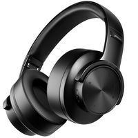 Picun B8 Blueooth Headphones 40 Hrs Playtime Touch Control Over Ear Wireless Headphones V5.0 with Mic, 50mm Drivers HiFi Foldable Headsets, Comfy and Lightweight, Wired/TF Mode for PC/Travel(Black)