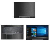 Decalrus - Protective Decal for Dell G5 5590 (15.6" Screen) Laptop Dark Grey Texture Brushed Aluminum Skin case Cover wrap BAdellG5_5590Dark Grey