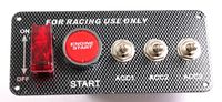 [Lavert] Racing switch kit triple type (30A relay and rocker switch set) missile switch push start New! L849