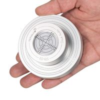 Nobsound Aluminum Record Weight LP Vinyl Turntable Disc Stabilizer Bubble Level (Silver)