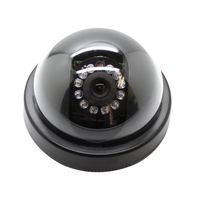 ASC Indoor CCTV CCD Dome Night Vision Infrared 12 LEDs Camera