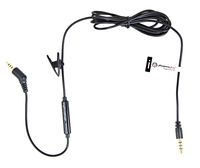 HeadphoneMate Inline Remote and Microphone Cable for Bose QC3 Headphones and iPhone