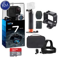 GoPro Hero 7 (Black) Action Camera with GoPro Adventure Kit Essential Bundle