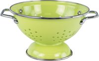 Calypso Basics by Reston Lloyd Powder Coated Enameled Colander, 1 Quart, Lime