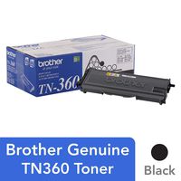 Brother TN-360 DCP-7030 7040 7045 HL-2120 2140 2150 2170 MFC-7320 7340 7345 7440 7445 7450 7840 Toner Cartridge (Black) in Retail Packaging, Pack of 4