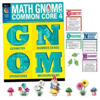 Creative Teaching Press Grade 5 Math GNOMe Book & Décor Combo Pack (3192)