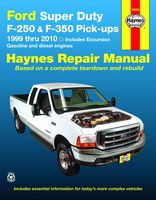 Ford Super Duty Pick-up & Excursion for Ford Super Duty F-250 & F-350 Pick-ups & Excursion (99-10) Haynes Repair Manual (Does not include F-450 or F-550 models)