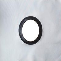 Outfitters Supply Stove Jack Heat Shield for Canvas Tent, use to Extend Stove Pipe Through The Roof or Wall of Your Tent, Fire Proof NASA Material Rated to 700°, Made in The USA, 5" Oval