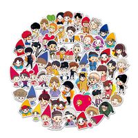 EXO Stickers Cartoon Laptop Stickers Cute Girl Vinyl Sticker Computer Car Skateboard Motorcycle Bicycle Luggage Guitar Bike Decal 63pcs Pack
