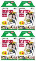 Fujifilm Instax Mini Instant Film, 2 x 10 Shoots x 4 Pack (Total 80 Shoots)