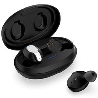 VKAKA Bluetooth Wireless Earbuds （Charging Case,） 5.0 Light Touch Version Earphone Twins Headset Stereo Headphones, Built-in Mic/Auto Pairing/Binaural Call（Black）