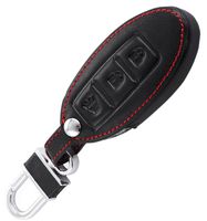 Rpkey Leather Keyless Entry Remote Control Key Fob Cover Case protector For 3 Button Nissan Pathfinder Rogue Versa Murano CWTWB1U729 285E3-EM30D