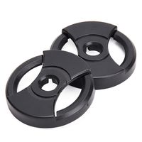 2 PCS Vinyl Record Adapter, 7" Black Plastic Record Converter Adapter, 45RPM Recording Conversion Cassette for Vinyl Lp Record Turntables