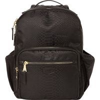 Aimee Kestenberg Women's Python Print 15" Fashion Backpack Black One Size