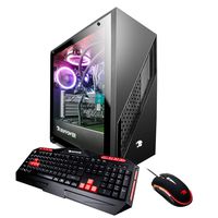 iBUYPOWER Pro Gaming PC Computer Desktop CB 119i (Intel Core i7-9700K 3.6Ghz, NVIDIA GeForce RTX 2070 Super 8GB, 16GB DDR4-2666 RAM, 1TB SSD, Liquid Cooled, WiFi Included, Windows 10, VR Ready) Black
