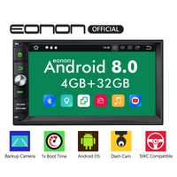 Double Din Car Stereo DVD Player,Android Car Stereo,Android 8.0 Car Stereo Radio 4GB+32GB with GPS and WiFi,Support Fastboot, Backup Camera with Sub Output,7 Inch Touch Screen(NO DVD/CD)-GA2170