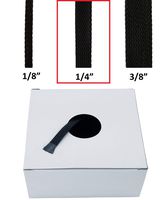 GS Power's Braided Expandable Sleeving Cable Loom - Black - Polyethylene PET High Temperature Electrical Wire Sleeve. Available Size: 1/8, 1/4, 3/8, 1/2, 3/4, 1 inch